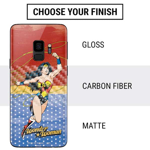 DC Comics Wonder Woman Ready to Fight Galaxy S9 Skin